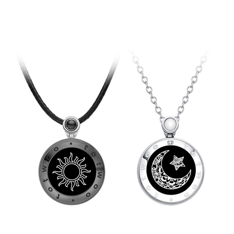 Remote Love Couple Remote Intelligent Induction Necklace Gift