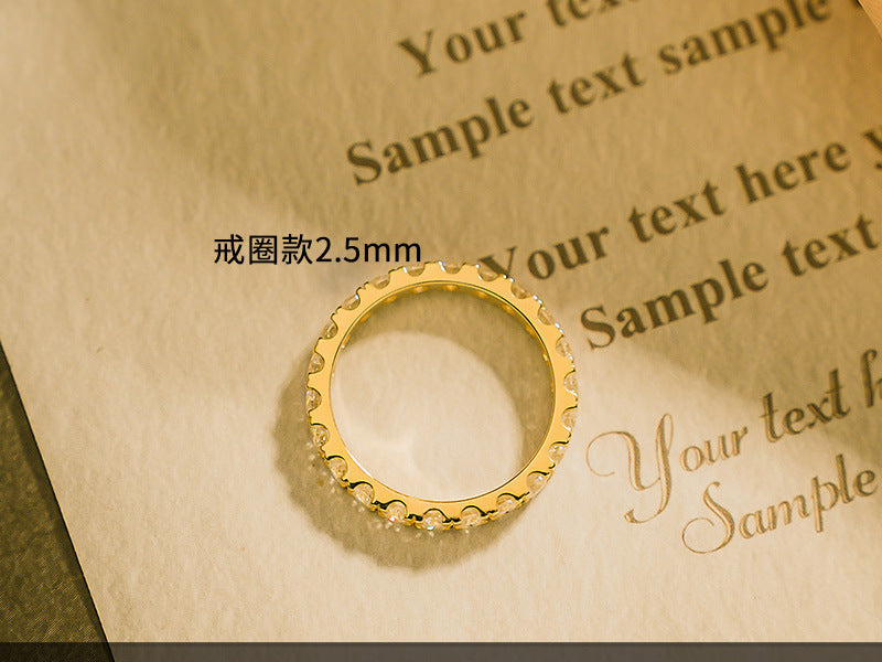 Women's Commuter Stylish And Personalized Inlaid Temperament Ring